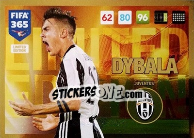 Sticker Paulo Dybala - FIFA 365: 2016-2017. Adrenalyn XL - Panini
