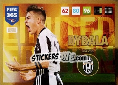 Sticker Paulo Dybala - FIFA 365: 2016-2017. Adrenalyn XL n. LEU-PD - Panini