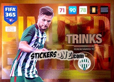 Sticker Florian Trinks - FIFA 365: 2016-2017. Adrenalyn XL - Panini
