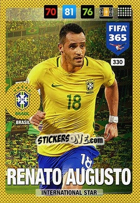 Sticker Renato Augusto - FIFA 365: 2016-2017. Adrenalyn XL - Panini