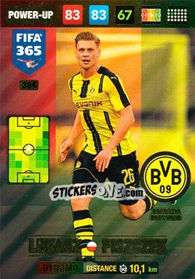 Sticker Lukasz Piszczek - FIFA 365: 2016-2017. Adrenalyn XL n. 384 - Panini