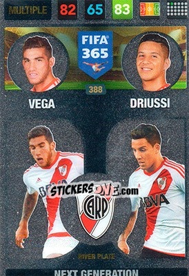 Cromo Vega / Driussi - FIFA 365: 2016-2017. Adrenalyn XL - Panini