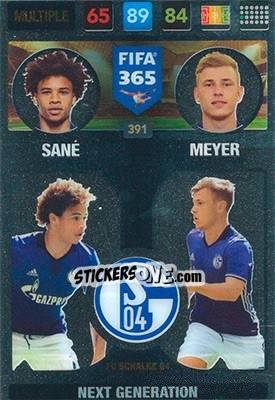 Cromo Sane / Meyer - FIFA 365: 2016-2017. Adrenalyn XL - Panini