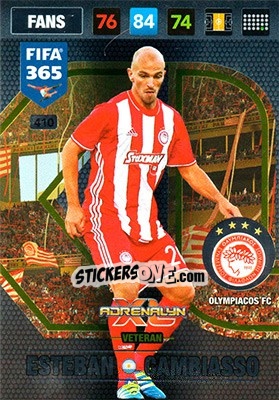 Cromo Esteban Cambiasso - FIFA 365: 2016-2017. Adrenalyn XL - Panini