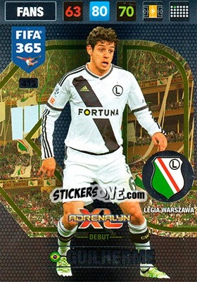 Sticker Guilherme - FIFA 365: 2016-2017. Adrenalyn XL - Panini