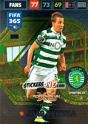 Cromo Joao Pereira - FIFA 365: 2016-2017. Adrenalyn XL - Panini