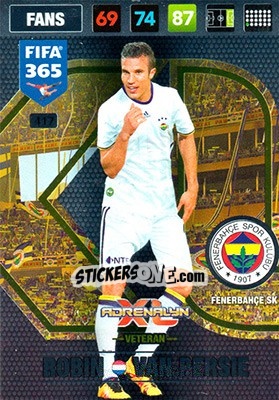 Sticker Robin van Persie - FIFA 365: 2016-2017. Adrenalyn XL n. 417 - Panini