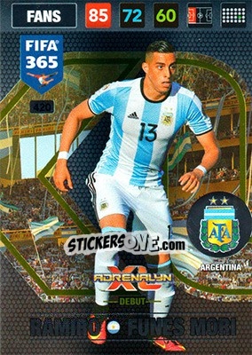 Sticker Ramiro Funes Mori - FIFA 365: 2016-2017. Adrenalyn XL - Panini