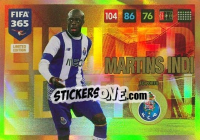 Sticker Bruno Martins Indi - FIFA 365: 2016-2017. Adrenalyn XL - Panini