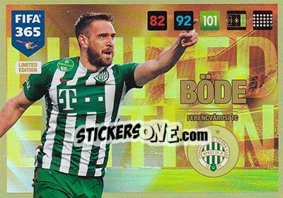 Sticker Dániel Böde - FIFA 365: 2016-2017. Adrenalyn XL - Panini