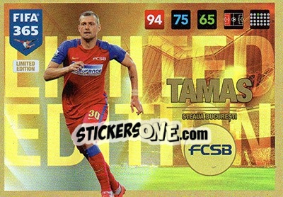 Sticker Gabriel Tamas - FIFA 365: 2016-2017. Adrenalyn XL - Panini