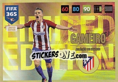 Sticker Kevin Gameiro - FIFA 365: 2016-2017. Adrenalyn XL - Panini