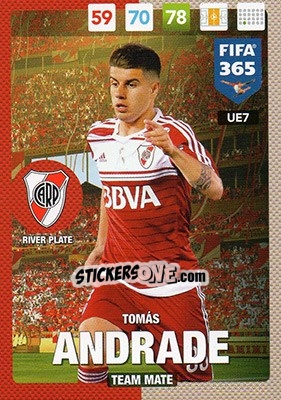 Figurina Tomás Andrade - FIFA 365: 2016-2017. Adrenalyn XL - Panini