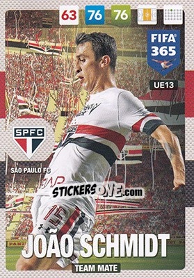 Sticker João Schmidt - FIFA 365: 2016-2017. Adrenalyn XL - Panini