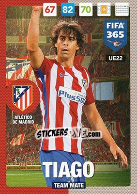 Figurina Tiago Mendes - FIFA 365: 2016-2017. Adrenalyn XL - Panini