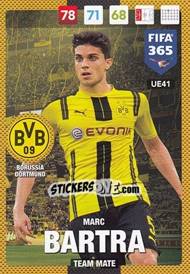 Figurina Marc Bartra - FIFA 365: 2016-2017. Adrenalyn XL - Panini