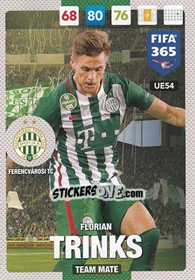 Sticker Florian Trinks - FIFA 365: 2016-2017. Adrenalyn XL - Panini