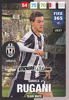 Figurina Daniele Rugani - FIFA 365: 2016-2017. Adrenalyn XL - Panini