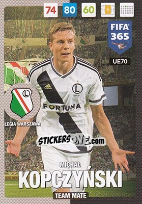 Sticker Michał Kopczyński - FIFA 365: 2016-2017. Adrenalyn XL - Panini