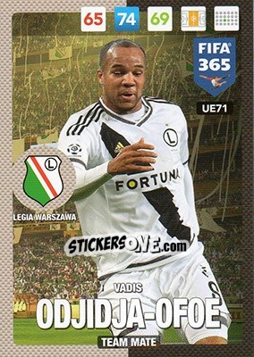 Cromo Vadis Odjidja-Ofoe - FIFA 365: 2016-2017. Adrenalyn XL - Panini