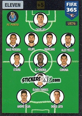 Cromo Eleven 4-3-1-2 - FIFA 365: 2016-2017. Adrenalyn XL - Panini