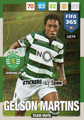 Sticker Gelson Martins - FIFA 365: 2016-2017. Adrenalyn XL - Panini