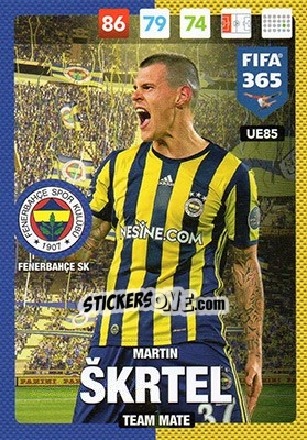 Figurina Martin Škrtel - FIFA 365: 2016-2017. Adrenalyn XL - Panini