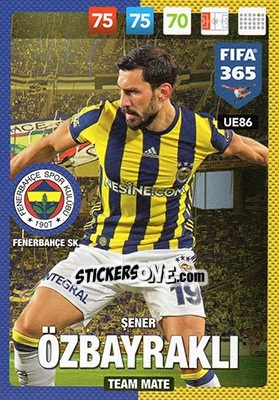 Cromo Sener Özbayrakli - FIFA 365: 2016-2017. Adrenalyn XL - Panini