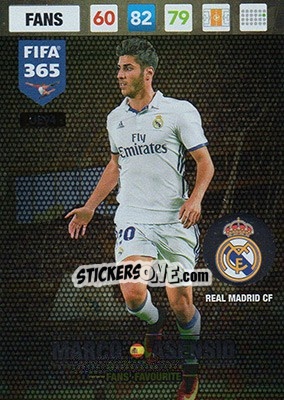 Sticker Marco Asensio - FIFA 365: 2016-2017. Adrenalyn XL n. UE94 - Panini