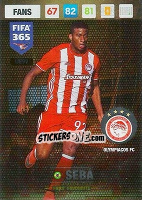 Sticker Sebá - FIFA 365: 2016-2017. Adrenalyn XL - Panini