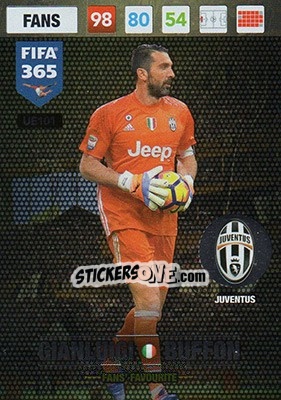 Sticker Gianluigi Buffon - FIFA 365: 2016-2017. Adrenalyn XL n. UE101 - Panini