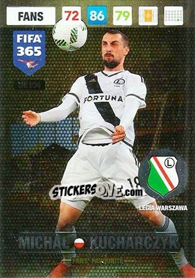 Sticker Michał Kucharczyk - FIFA 365: 2016-2017. Adrenalyn XL - Panini