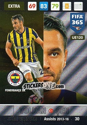 Sticker Volkan Sen - FIFA 365: 2016-2017. Adrenalyn XL - Panini
