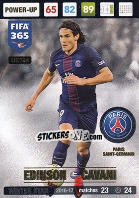 Sticker Edinson Cavani - FIFA 365: 2016-2017. Adrenalyn XL n. UE124 - Panini