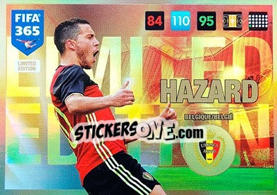 Sticker Eden Hazard - FIFA 365: 2016-2017. Adrenalyn XL - Panini