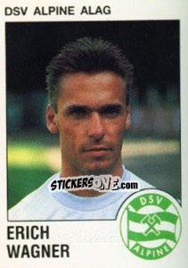 Cromo Erich Wagner - Österreichische Fußball-Bundesliga 1991-1992 - Panini