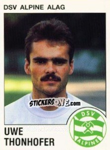 Cromo Uwe Thonhofer - Österreichische Fußball-Bundesliga 1991-1992 n. 10 - Panini