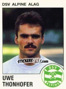 Cromo Uwe Thonhofer - Österreichische Fußball-Bundesliga 1991-1992 - Panini