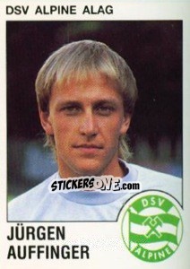 Figurina Jürgen Auffinger - Österreichische Fußball-Bundesliga 1991-1992 n. 11 - Panini