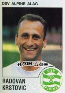 Cromo Radovan Krstovic - Österreichische Fußball-Bundesliga 1991-1992 - Panini
