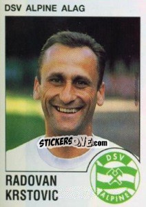 Figurina Radovan Krstovic - Österreichische Fußball-Bundesliga 1991-1992 n. 18 - Panini