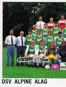 Sticker Team Photo - Österreichische Fußball-Bundesliga 1991-1992 - Panini