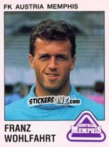 Sticker Franz Wohlfahrt - Österreichische Fußball-Bundesliga 1991-1992 n. 21 - Panini