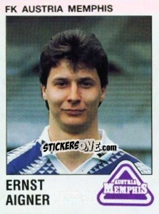 Sticker Ernst Aigner - Österreichische Fußball-Bundesliga 1991-1992 n. 23 - Panini