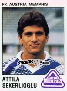 Sticker Attila Sekerlioglu - Österreichische Fußball-Bundesliga 1991-1992 - Panini