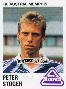 Sticker Peter Stöger - Österreichische Fußball-Bundesliga 1991-1992 n. 27 - Panini