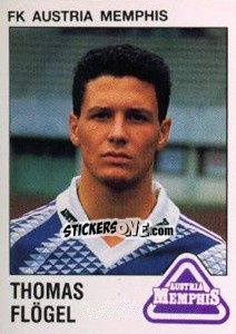 Sticker Thomas Flögel - Österreichische Fußball-Bundesliga 1991-1992 - Panini