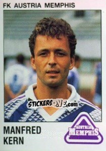 Sticker Manfred Kern - Österreichische Fußball-Bundesliga 1991-1992 - Panini