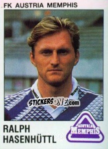 Sticker Ralph Hasenhüttl - Österreichische Fußball-Bundesliga 1991-1992 - Panini