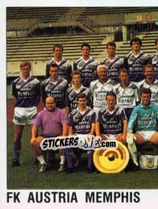Sticker Team Photo - Österreichische Fußball-Bundesliga 1991-1992 n. 37 - Panini